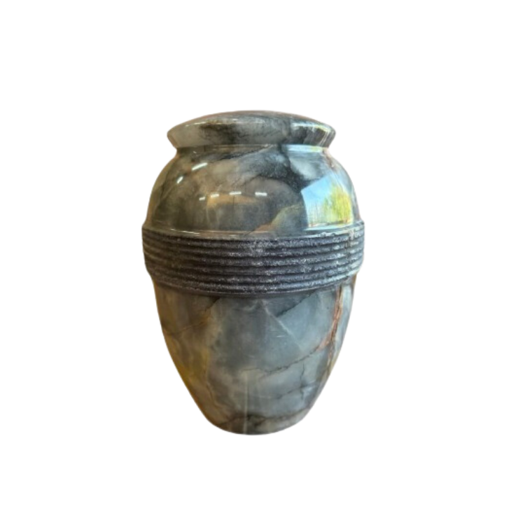 Smoky Black onyx urns
