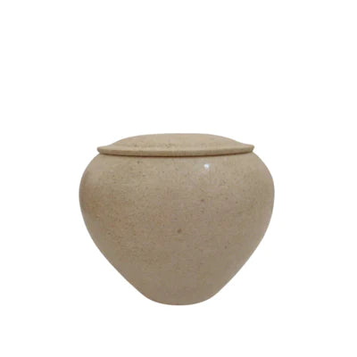 Natural Elegance: Light Brown Onyx Urns