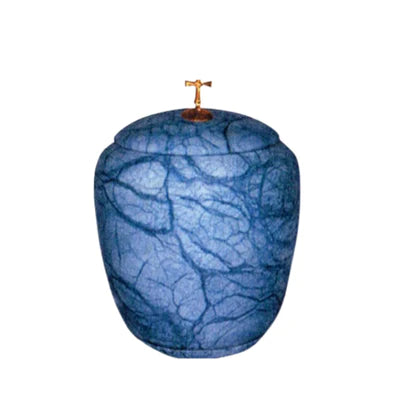 Serenity in Blue: Blue Onyx Urns